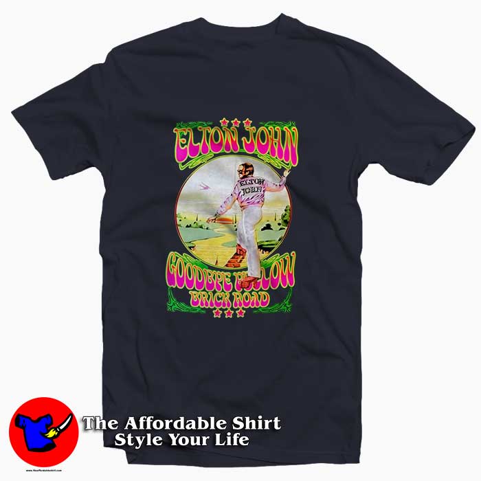 Elton John Goodbye Yellow Brick Road Album Hawaiian Shirt Summer Aloha Shirt  For Men Women
