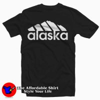 Alaska Parody Black Tee Shirt