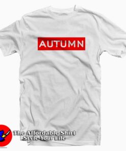 Autumn Red Box Tee Shirt