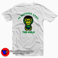 Bape A Bathing Ape x Marvel Hulk Tee Shirt