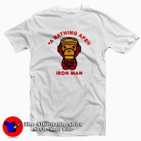 Bape A Bathing Ape x Marvel Iron Man Tee Shirt