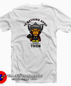 Bape A Bathing Ape x Marvel Thor Tee Shirt