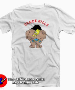 Bart Simpson Crack Kills Simpsons Tee Shirt