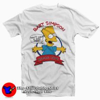 Bart Simpson Radical Dude Cartoon Tee Shirt