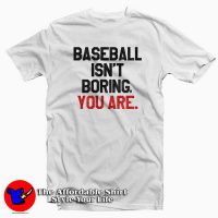 Baseball Isn't Boring Baby Onesie Tee Shirt