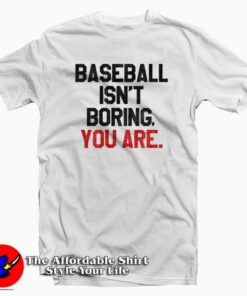 Baseball Isn't Boring Baby Onesie Tee Shirt