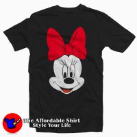 Best Sell Disney Minnie Mouse Big Face Tee ShirtFor Sale
