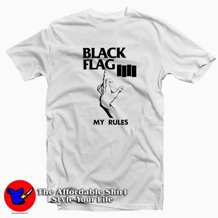 Black Flag My Rules Tee Shirt 510x510 image Black Flag My Rules Tee Shirt 510x510 Black Flag My Rules Tee Shirt