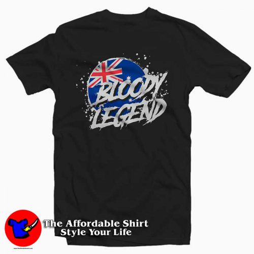 Bloody Legend AU Flag Tee Shirt 500x500 Bloody Legend AU Flag Tee Shirt