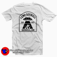 Camp Roswell Alien Camping Tee Shirt