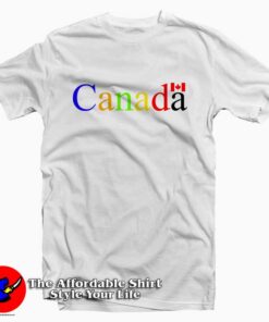 Canada Flag Letter Tee Shirt