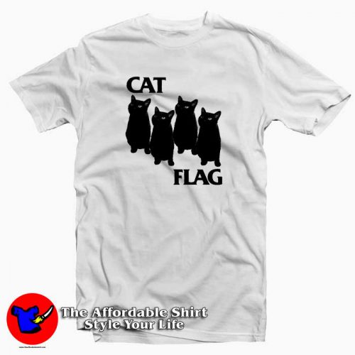 Cat Flag Tee Shirt 500x500 Cat Flag Tee Shirt