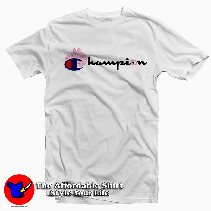 peppa pig champion shirt
