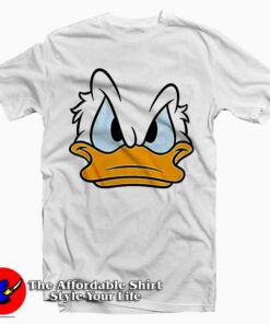 Disney Mad Donald Duck Face World Tee Shirt