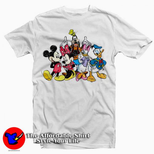 Disney Mickey Mouse and Friends Tee Shirt 500x500 Disney Mickey Mouse and Friends Tee Shirt