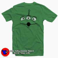 Disney Pixar Toy Story Alien Face Halloween Graphic Tee Shirt