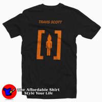 Mens Travis Scott Round Neck Tee Shirt