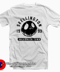 New Disney Nightmare Christmas Jack Athletics Tee Shirt