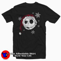 New Disney Nightmare Christmas Snowflake Tee Shirt