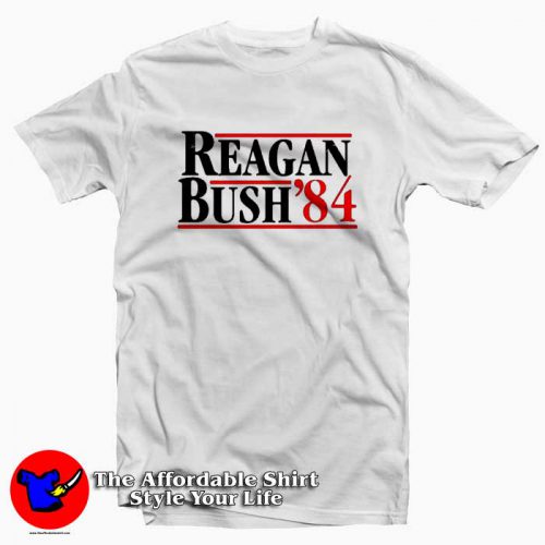 Reagan Bush 84 Republican 1 500x500 Reagan Bush 84 Republican Tee Shirt