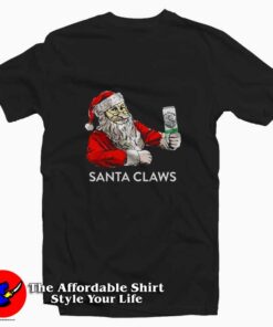 Santa Claws Christmas Tee Shirt