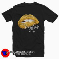 Taylor Golden Lips Special Fan Lover Tee Shirt