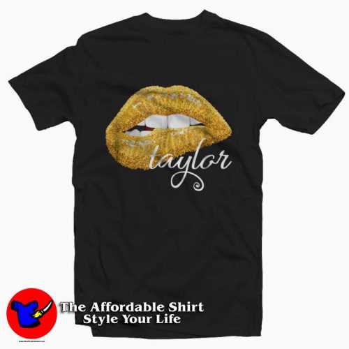 Taylor Golden Lips Special Fan Lover Tee Shirt 500x500 Taylor Golden Lips Special Fan Lover Tee Shirt