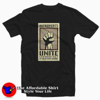 Thread Science Introverts Unite Funny Humor Tee Shirt