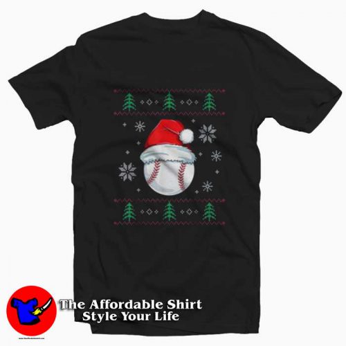 Ugly Christmas Baseball Tee Shirt 500x500 Ugly Christmas Baseball Tee Shirt