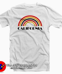 california rainbow Tee Shirt