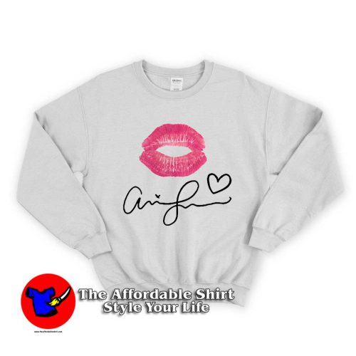 Ariana Grande Signature 500x500 Ariana Grande Signature Unisex Sweatshirt