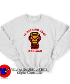 Bathing Ape Marvel Iron Man Unisex Sweatshirt