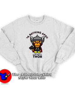 Bape A Bathing Ape Marvel Thor Unisex Sweatshirt