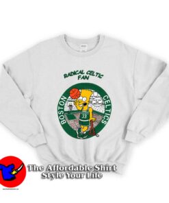 Bart Simpson Radical Boston Celtics Unisex Sweatshirt