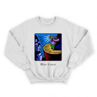 Blue Louie Pop Art Unisex Sweatshirt