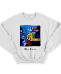 Blue Louie Pop Art Unisex Sweatshirt