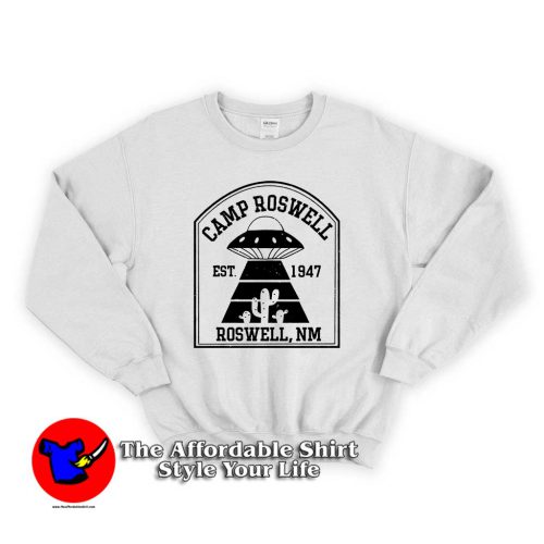 Camp Roswell Alien Camping 500x500 Camp Roswell Alien Camping Unisex Sweatshirt