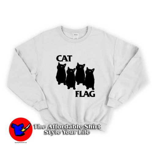 Cat Flag 500x500 Cat Flag Unisex Sweatshirt