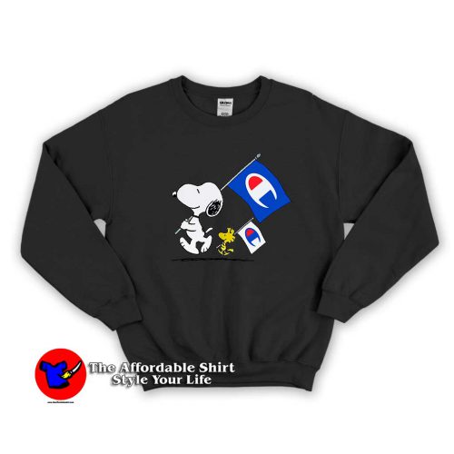 Champion X Peanuts Snoopy And Woodstock Flag 500x500 Champion X Peanuts Snoopy Unisex Sweatshirt