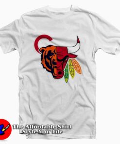 Chicago Sports Team Mashup Tee Shirt