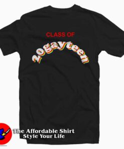 Class Of 20 Gay Teen Pocket Tee Shirt