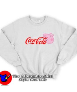 Coca Cola Peppa Pig Parody Unisex Sweatshirt