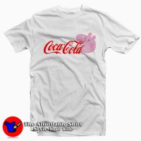 Coca Cola Coke X Peppa Pig Parody Tee Shirt