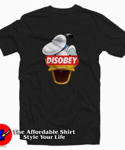 Disobey Donald Duck Disney Supreme Tee Shirt