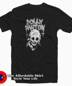 Dolly Parton Black Metal Tee Shirt