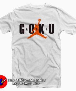 Dragon Ball Z Goku Air Jordan Parody Tee Shirt