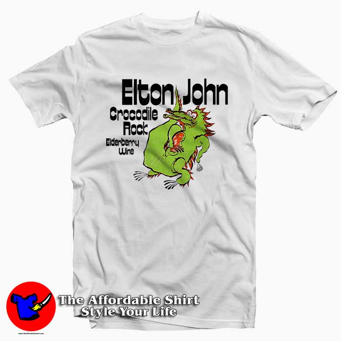 Elton John Crocodile Rock Tee Shirt 510x510 image Elton John Crocodile Rock Tee Shirt 510x510 Elton John Crocodile Rock Tee Shirt