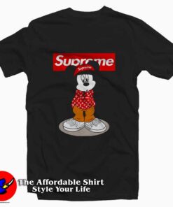 Hipster Mickey Mouse Supreme Tee Shirt