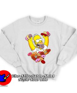 Homer Simpson Donut Unisex Sweatshirt