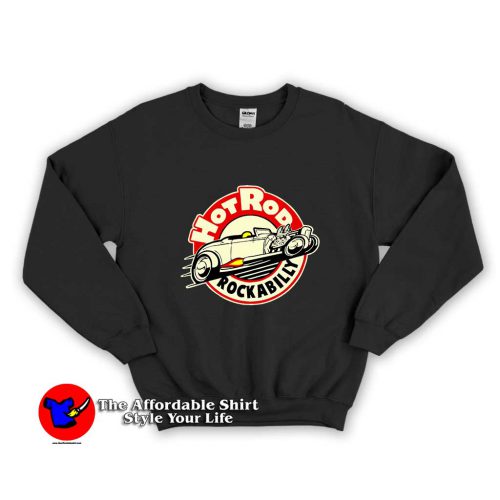 Hotrod Rockabilly 1 500x500 Hotrod Rockabilly Unisex Sweatshirt